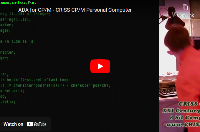 CRISS CP/M ADA